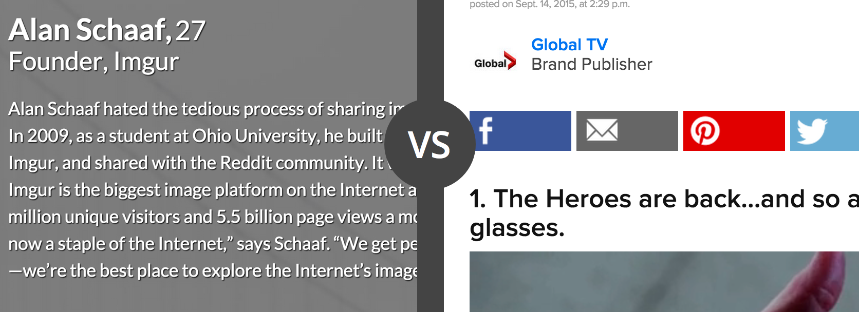 Forbes vs. BuzzFeed