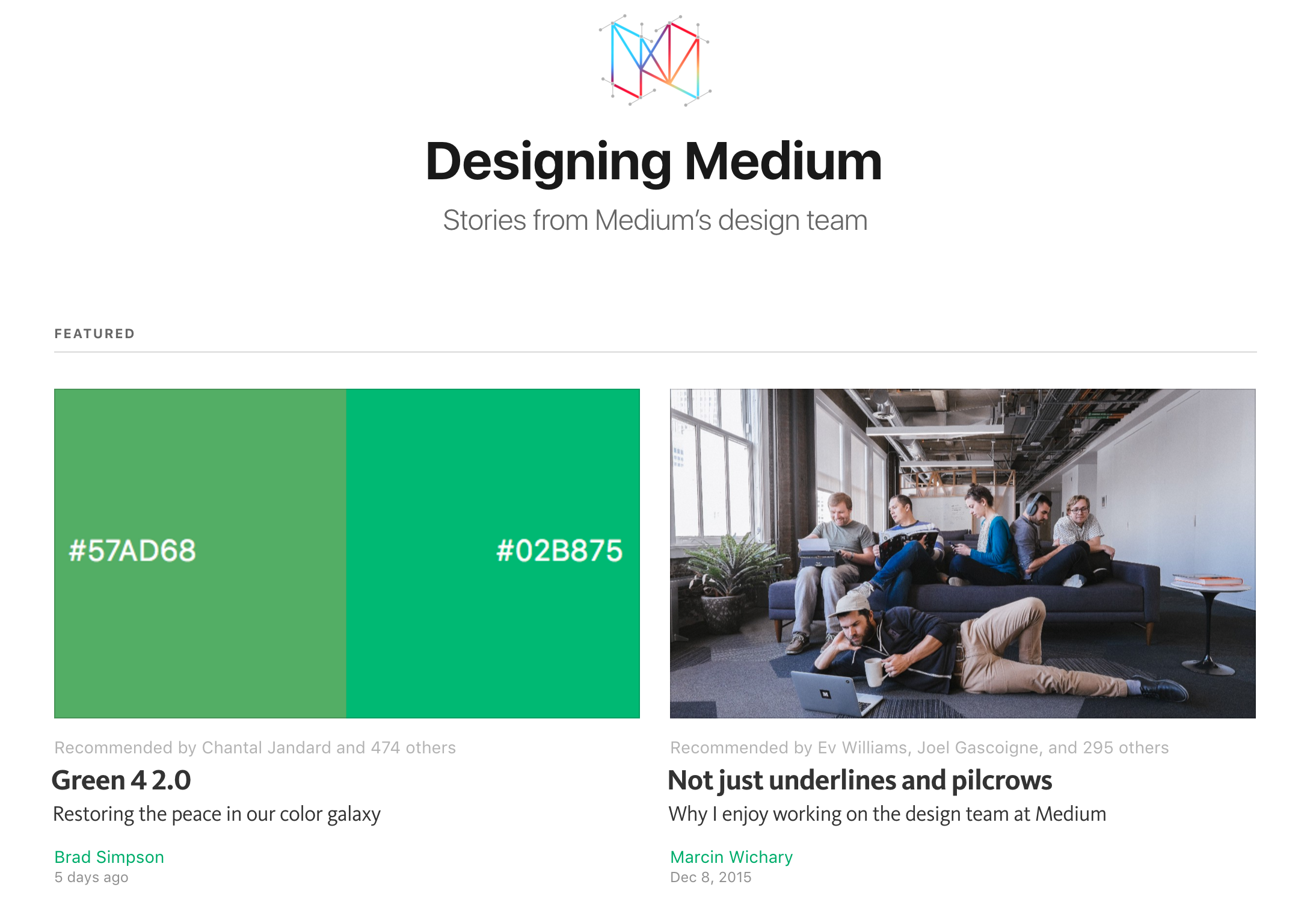 Medium Design Stories