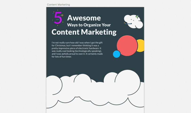 Infographic Contentacle